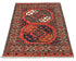 3x4 Rust Ersari Afghan Hand Knotted Veg Dye Wool Area Rug